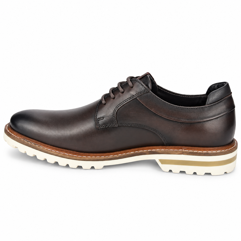 Zapato Ferracini Hombre 3404 Cincy Café Oscuro Casual