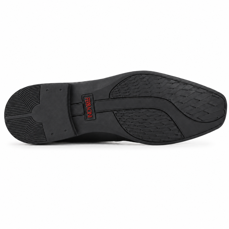 Zapato Ferracini Hombre 4349 Frankfurt Negro Matte Casual