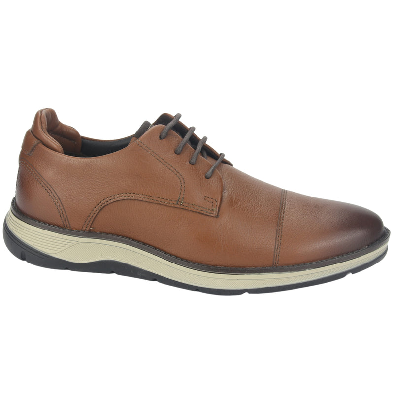 Zapato Ferracini Hombre 5541 Fluence Café Claro Casual