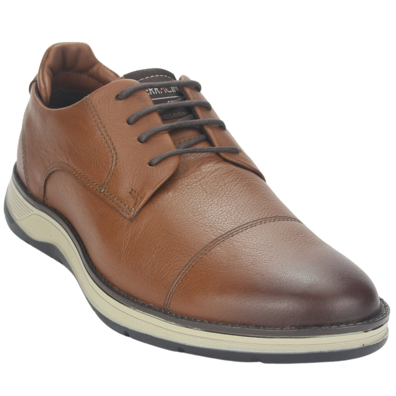 Zapato Ferracini Hombre 5541 Fluence Café Claro Casual