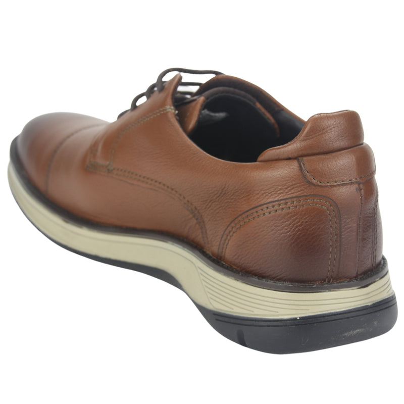 Zapato Ferracini Hombre 5541 Fluence Café Claro Casual