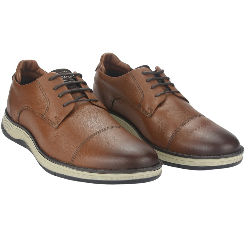 Zapato Ferracini Hombre 5541 Fluence Café Claro Casual