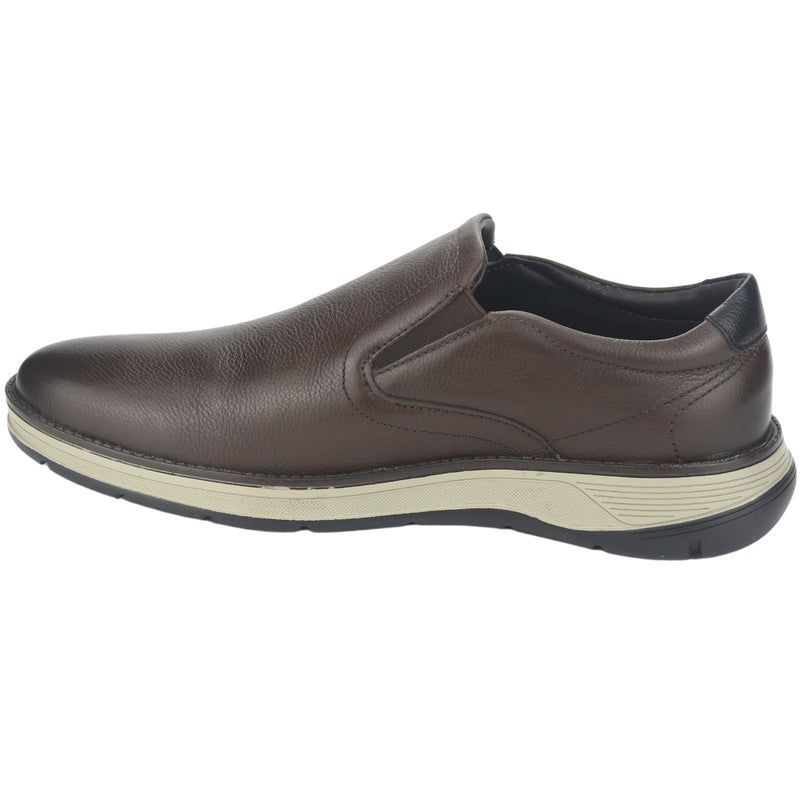 Zapato Ferracini Hombre 5545 Fluence Café Oscuro Casual