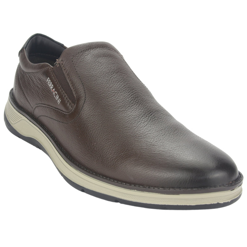 Zapato Ferracini Hombre 5545 Fluence Café Oscuro Casual