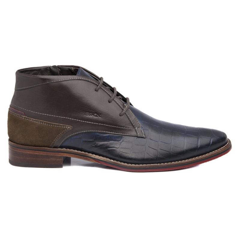 Botin Ferracini Hombre 5678 Caravaggio Azul Casual