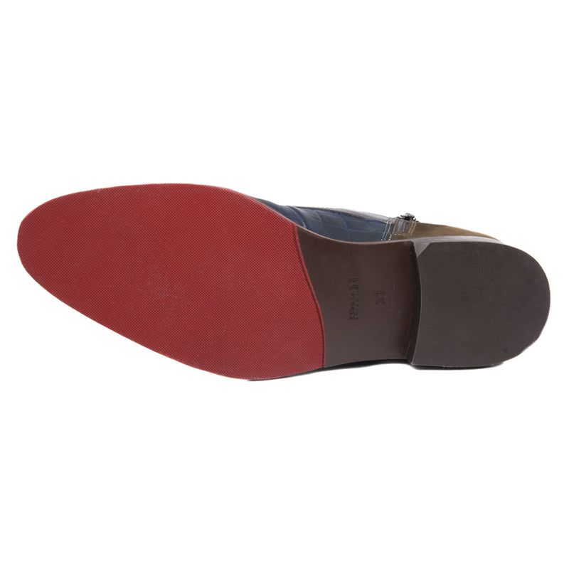 Botin Ferracini Hombre 5678 Caravaggio Azul Casual