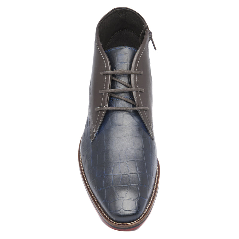 Botin Ferracini Hombre 5678 Caravaggio Azul Casual
