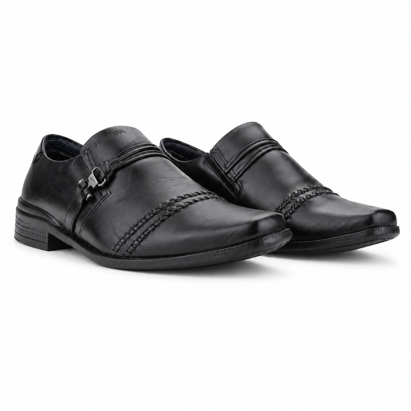 Zapato Ferracini Hombre 4349 Frankfurt Negro Matte Casual