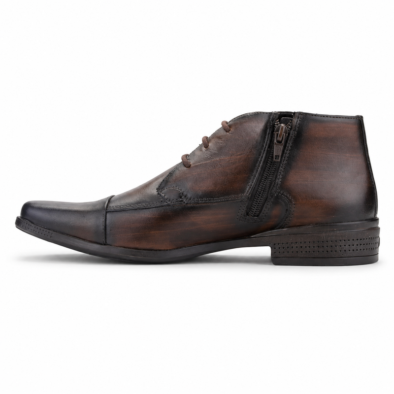 Botin Ferracini Hombre 4363 Frankfurt Tostado Casual