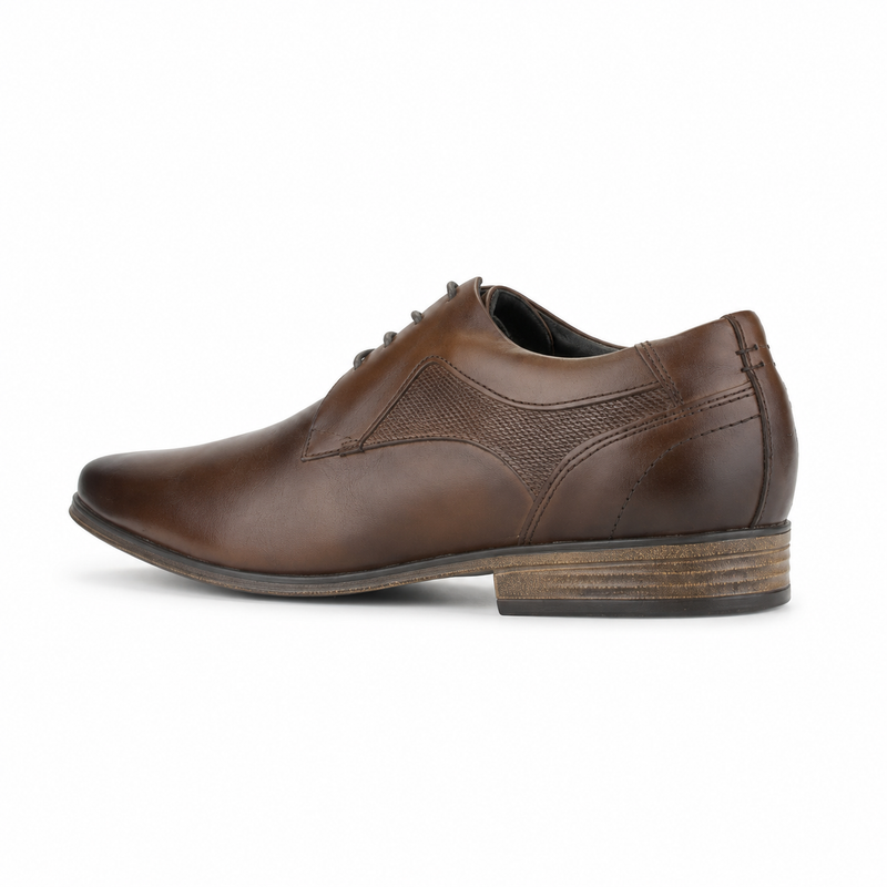 Zapato Ferracini Hombre 6067 Derby Café Oscuro Casual