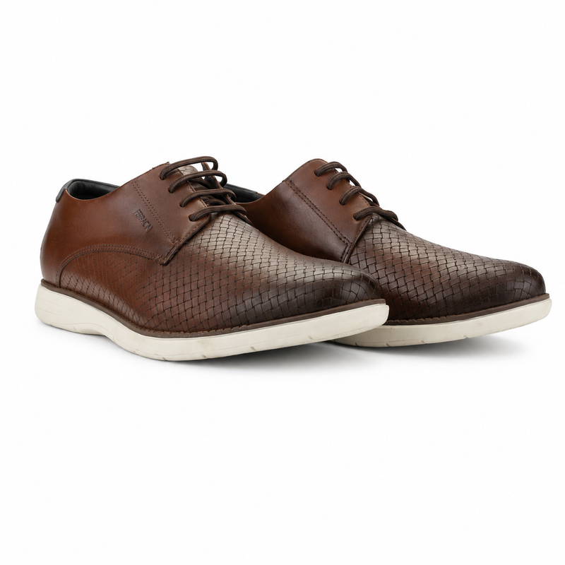 Zapato Café Hombre Casual Ferracini 6129