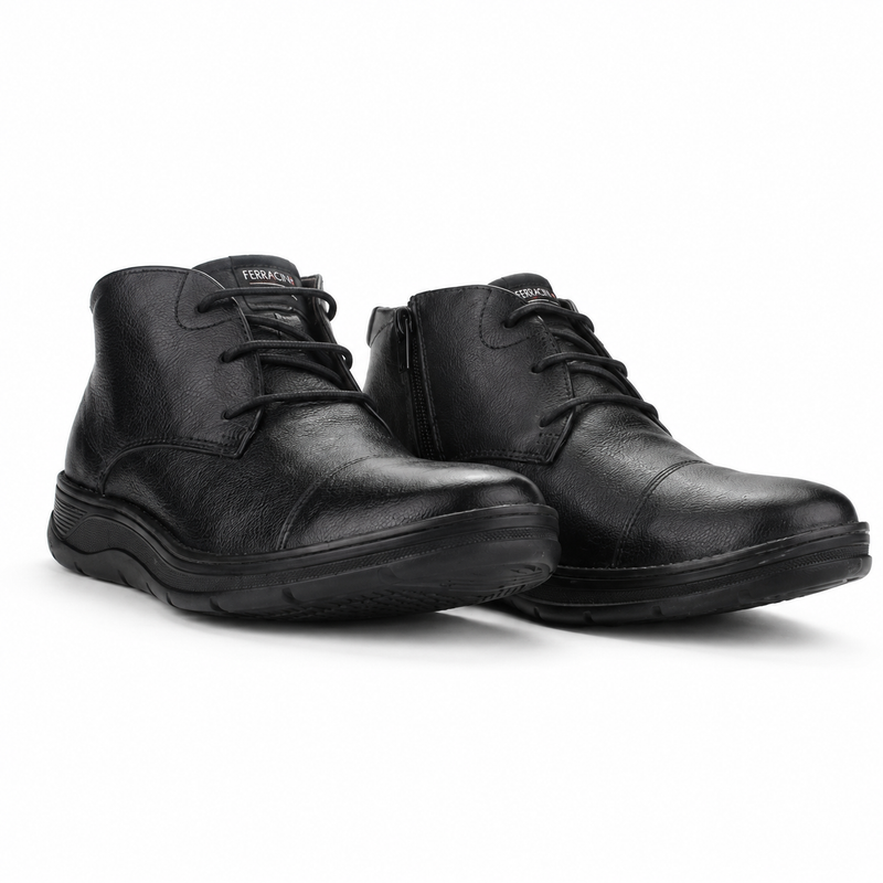 Botin Ferracini Hombre 5542 Fluence Negro/Negro Casual