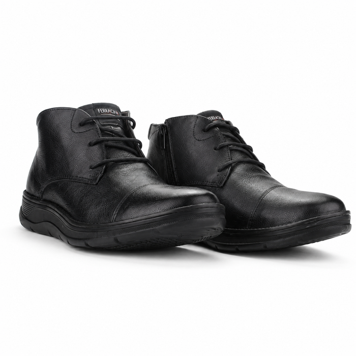 Botin Ferracini Hombre 5542 Fluence Negro/Negro Casual