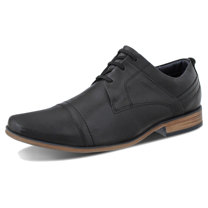 Zapato Ferracini Hombre Derby 6065 Negro Casual