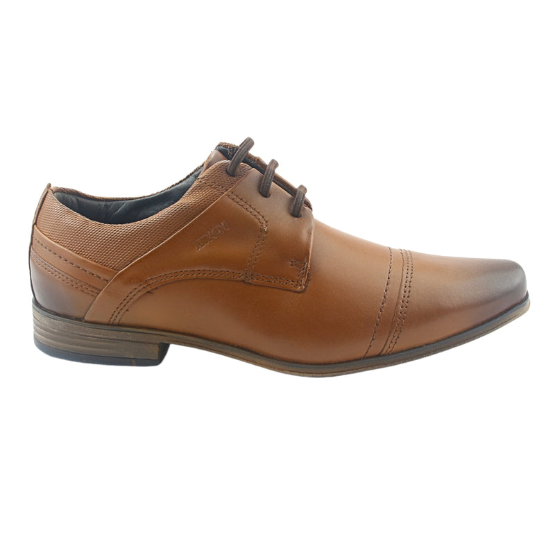 Zapato Ferracini Hombre 6065 Derby Café Casual