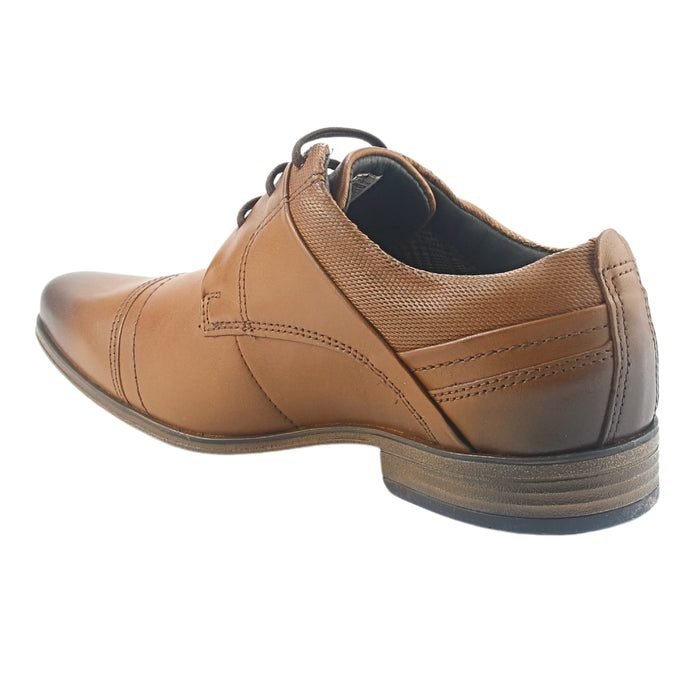 Zapato Ferracini Hombre Derby 6065 Café Casual