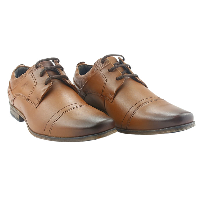 Zapato Ferracini Hombre Derby 6065 Café Casual