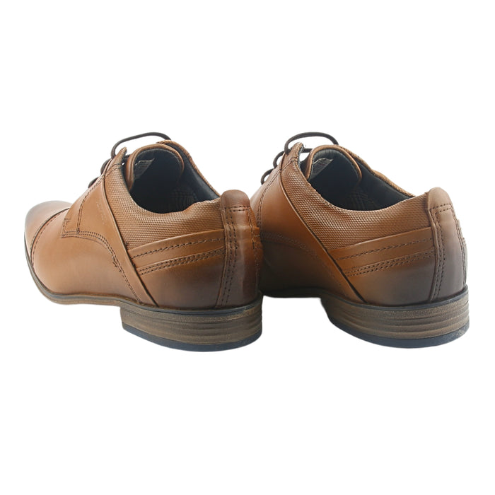 Zapato Ferracini Hombre Derby 6065 Café Casual