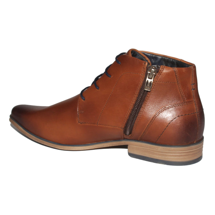 Botin Ferracini Hombre Derby 6068 Café Casual