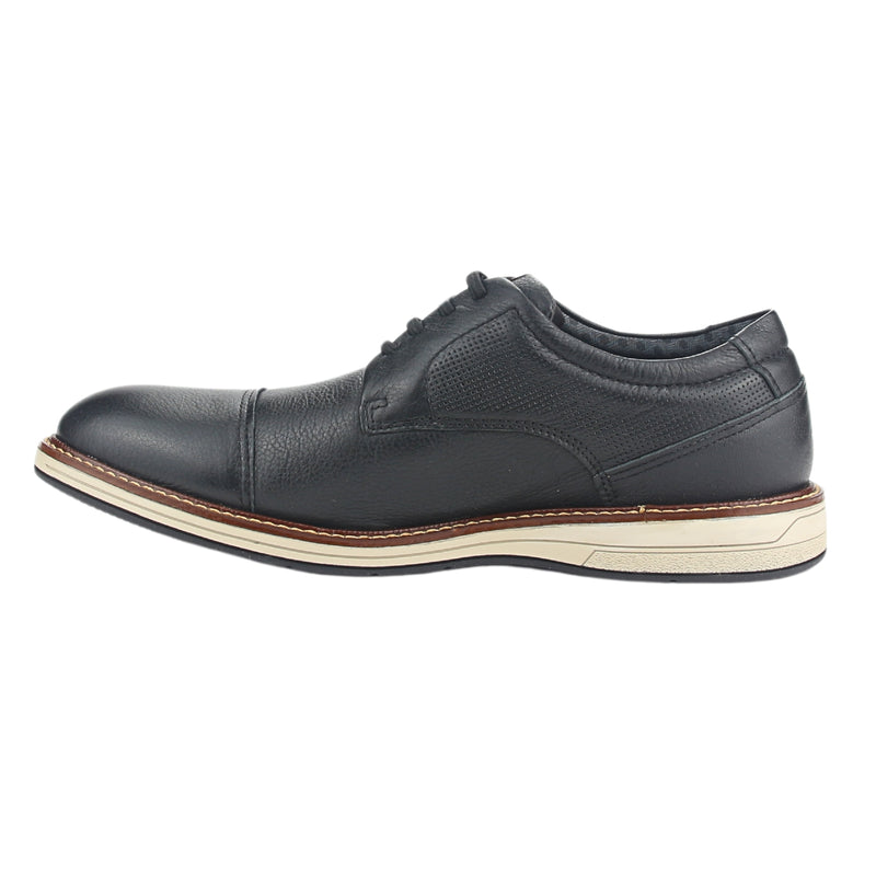 Zapato Ferracini Hombre 6151 Kingston Negro Casual