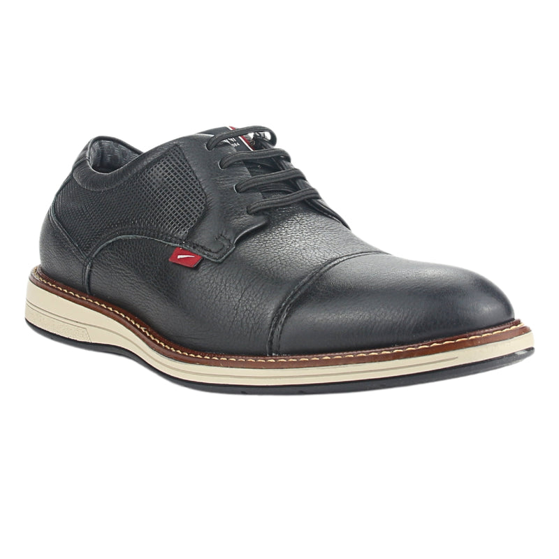 Zapato Ferracini Hombre 6151 Kingston Negro Casual