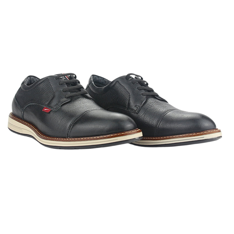 Zapato Ferracini Hombre 6151 Kingston Negro Casual