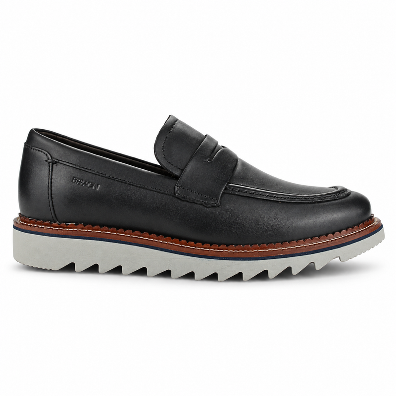 Zapato Ferracini Hombre 5878 F Preto Casual