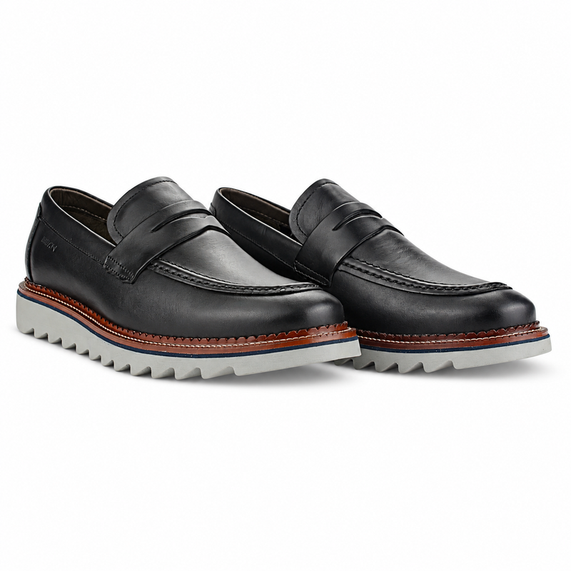 Zapato Ferracini Hombre 5878 F Preto Casual