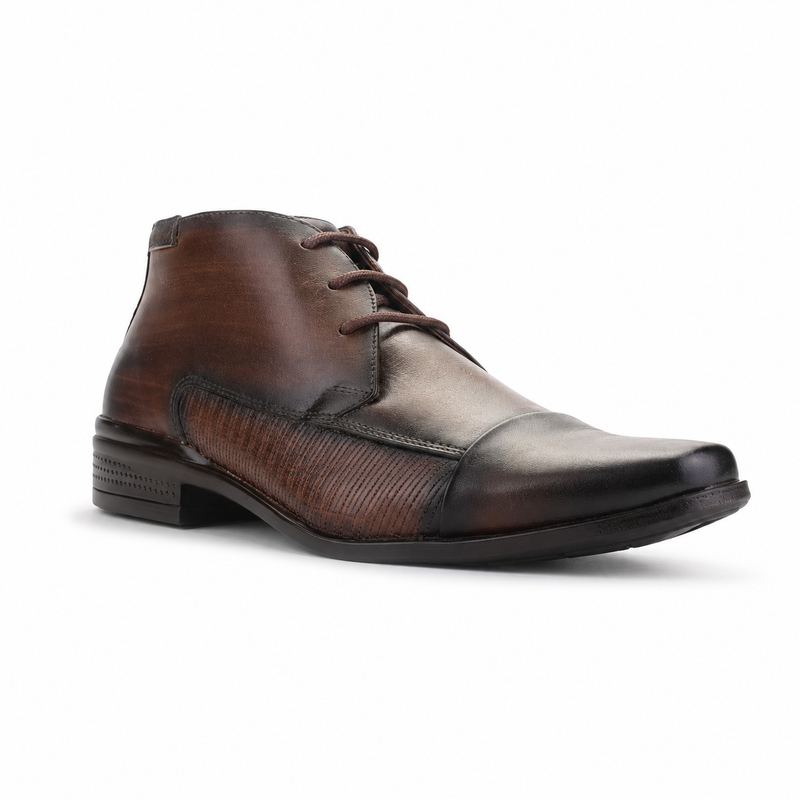 Botin Ferracini Hombre 4363 Frankfurt Tostado Casual