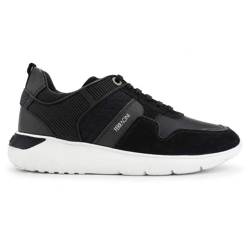 Zapatilla Negro Hombre Urbano Ferracini 9246