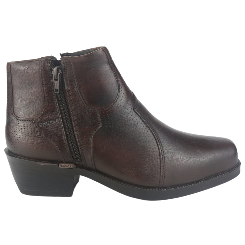 Botin Ferracini Hombre 9015 New Country Café Oscuro Casual