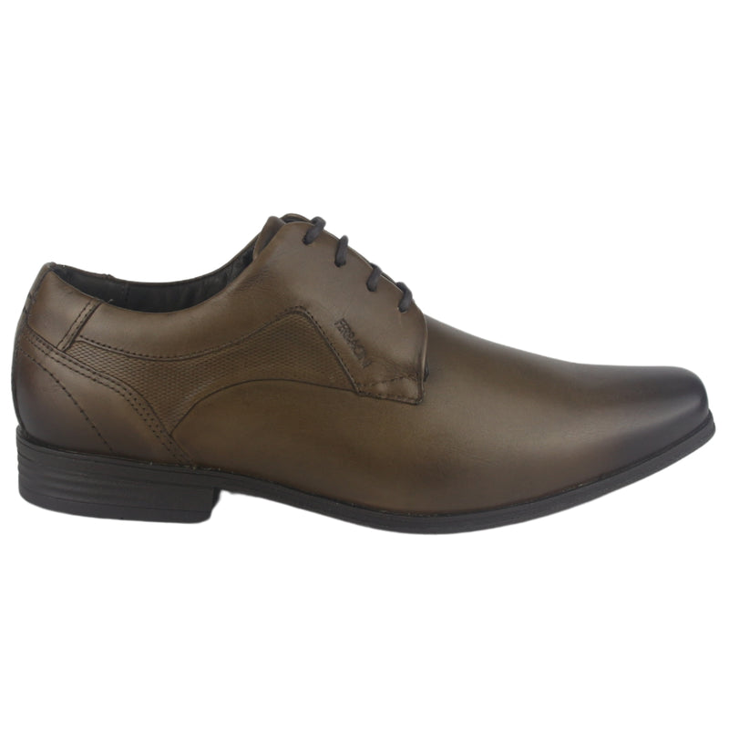 Zapato Ferracini Hombre 6067 Derby Café Oscuro Casual