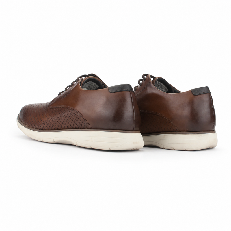 Zapato Café Hombre Casual Ferracini 6129