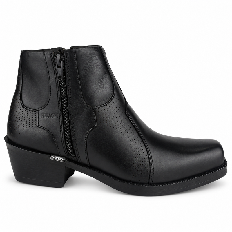 Botin Ferracini Hombre 9015 New Country Negro Casual