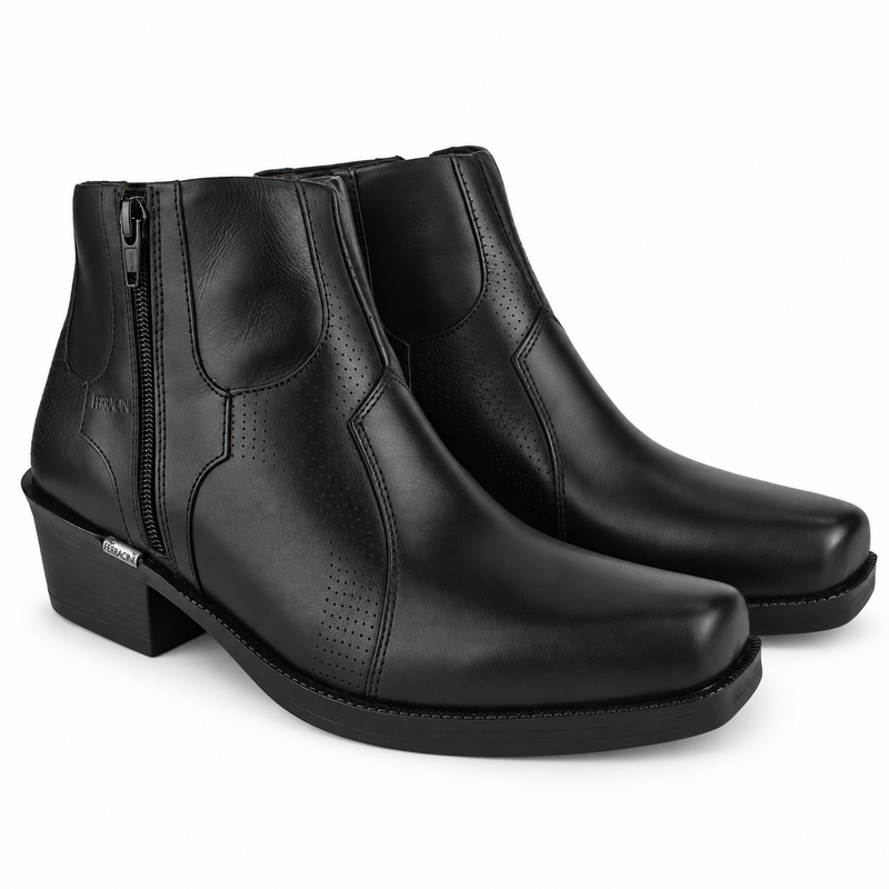 Botin Ferracini Hombre 9015 New Country Negro Casual