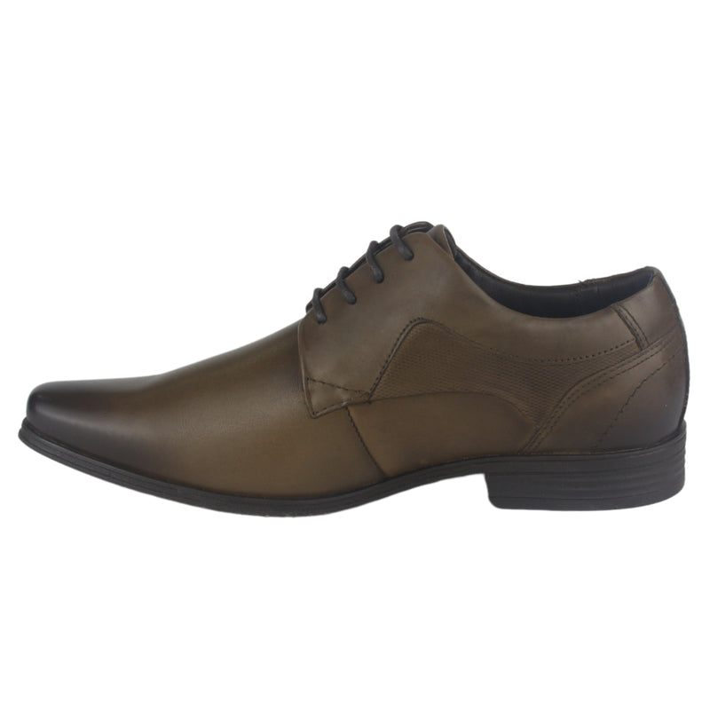 Zapato Ferracini Hombre 6067 Derby Café Oscuro Casual