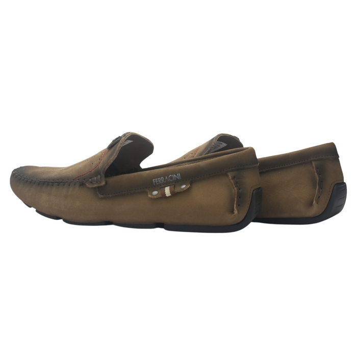 Mocasin Ferracini Hombre 2774 Mali Gris Casual