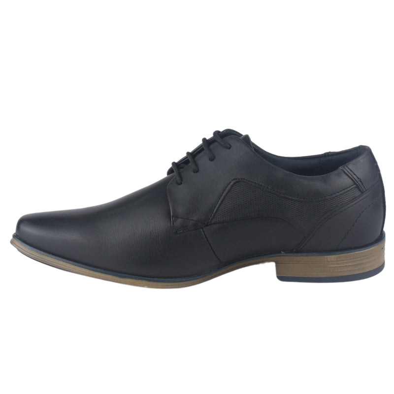 Zapato Ferracini Hombre 6067 Derby Negro Matte Casual
