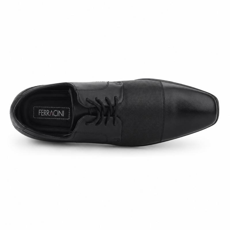 Zapato Negro Hombre Casual Ferracini 4083 Liverpool