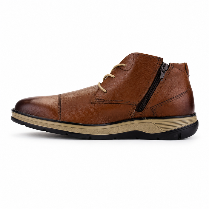 Botin Ferracini Hombre 5542 Fluence Café Oscuro Casual