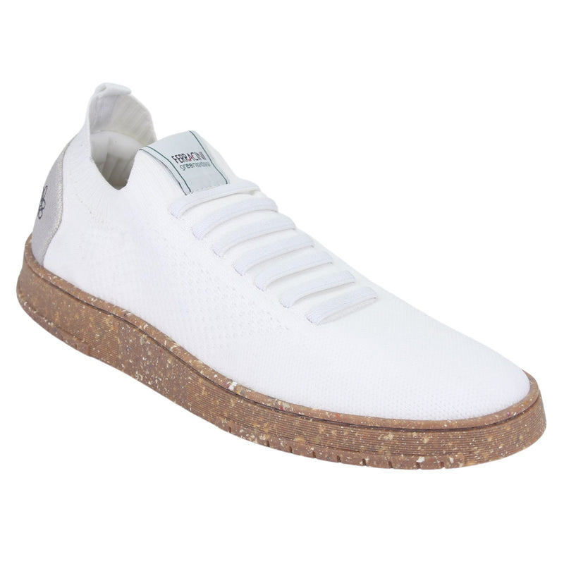 Zapatilla Ferracini Hombre 8191 Sampa Green Blanco Casual