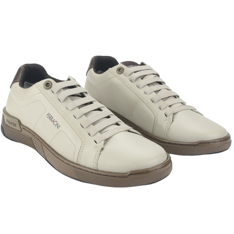 Zapatilla Ferracini Hombre 8276 Artico Beige Casual