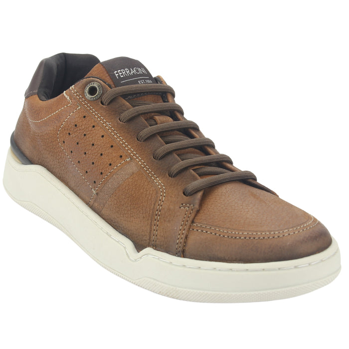 Zapatilla Ferracini Hombre 8787 Café Casual