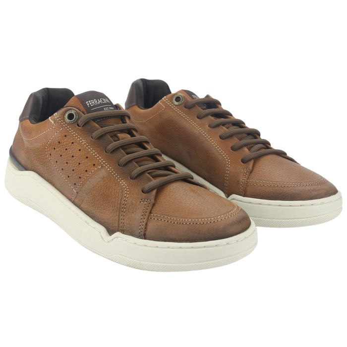 Zapatilla Ferracini Hombre 8787 Café Casual