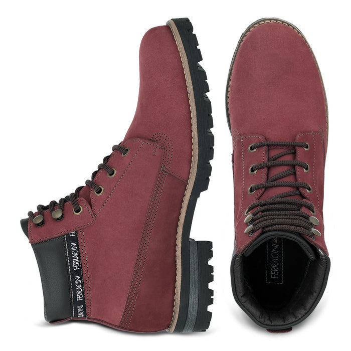 Bototo Ferracini Hombre Compass 8834 Burdeo Casual