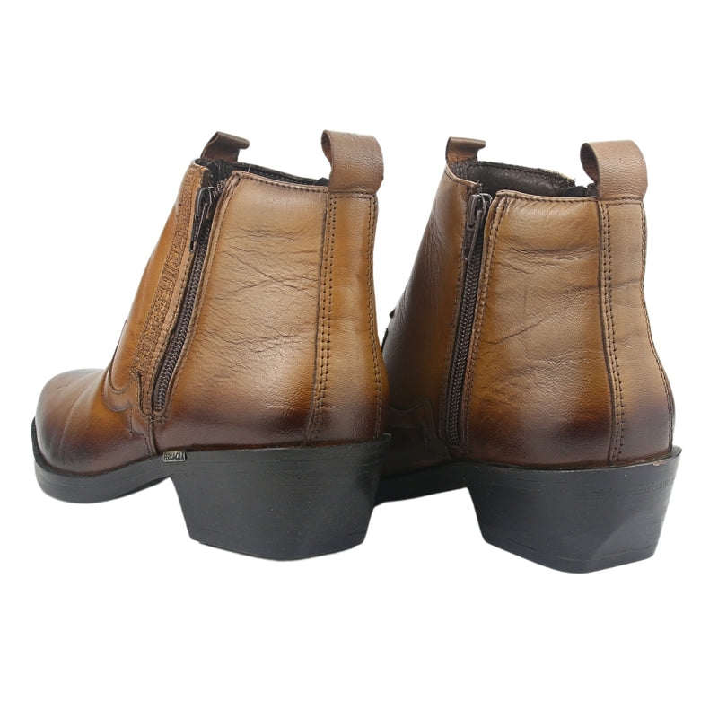 Botin Ferracini Hombre 8907 New Country Café Claro Casual