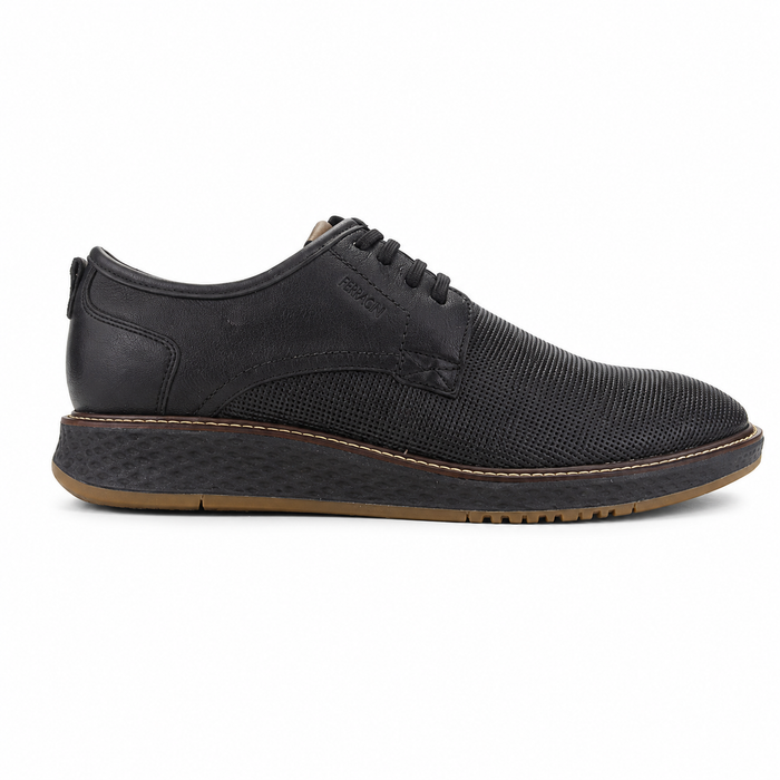 Zapato Negro Hombre Casual Ferracini 3302