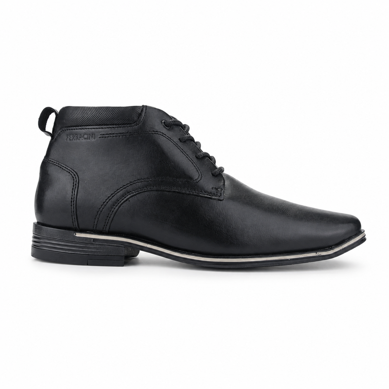 Botín Negro Hombre Casual Ferracini Munique 3363