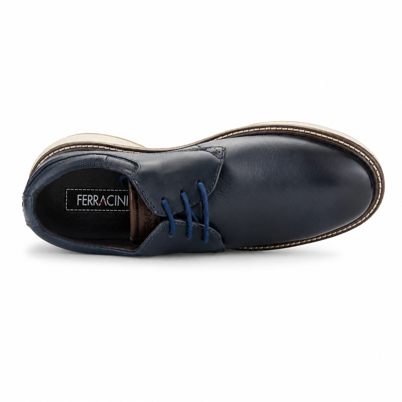 Zapato Ferracini Hombre 3301 Play Azul Marino Casual