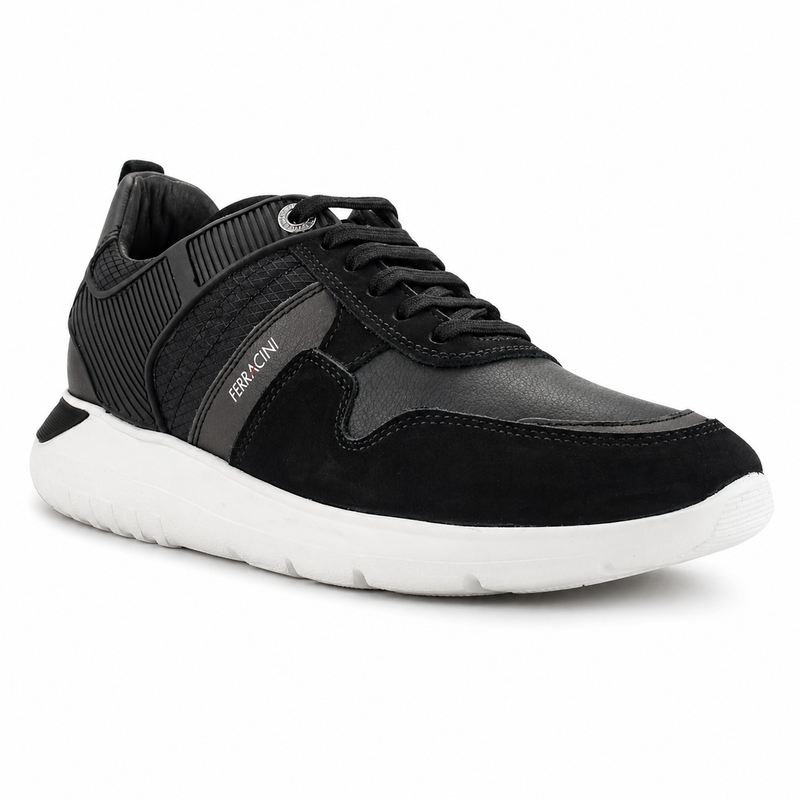 Zapatilla Negro Hombre Urbano Ferracini 9246